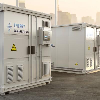 Industrial-scale battery storage
