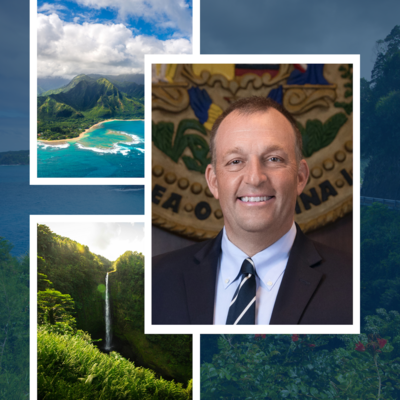 Josh Green and photos of Hawaii